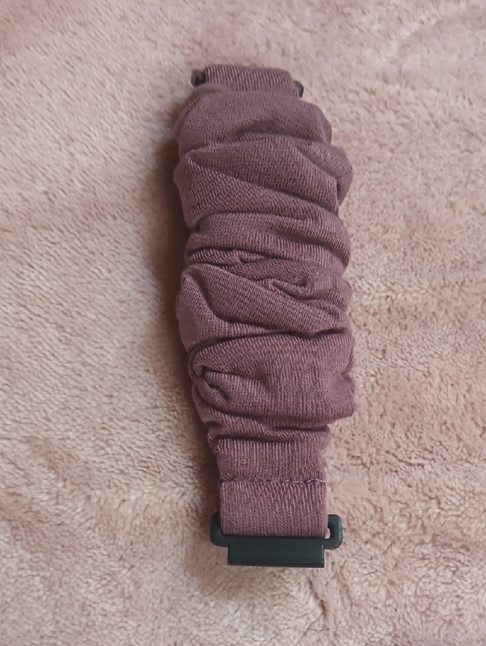 Ruched Elasticwatvh Band in Dusty Mauve